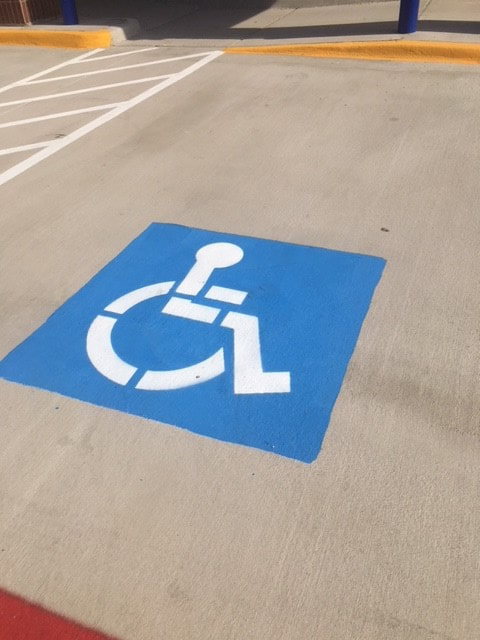 Handicap Stall Striping Edmond, Oklahoma